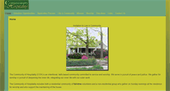 Desktop Screenshot of communityofhospitality.org